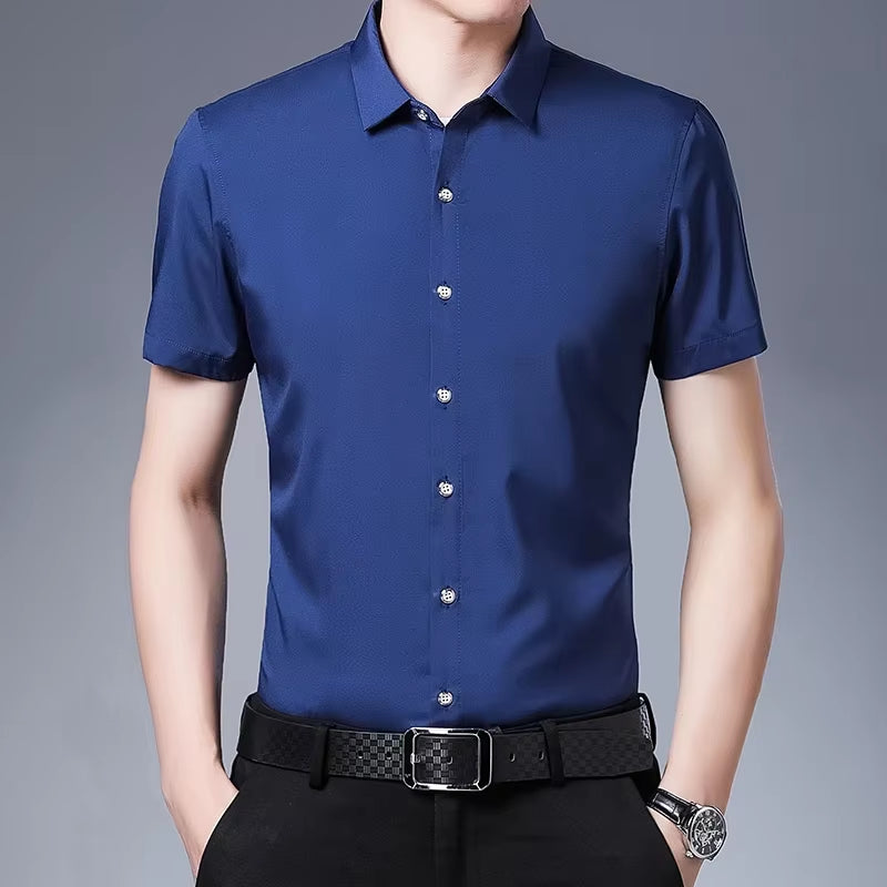 Short Sleeve Casual Dress Shirt