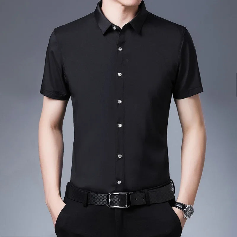 Short Sleeve Casual Dress Shirt