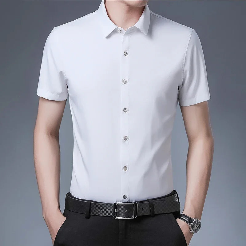 Short Sleeve Casual Dress Shirt