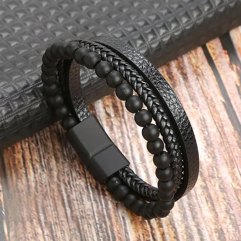 Men's Leather Bracelet