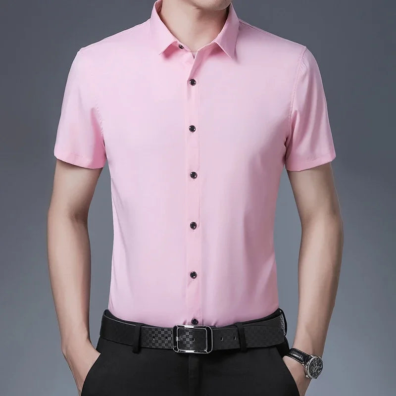 Short Sleeve Casual Dress Shirt