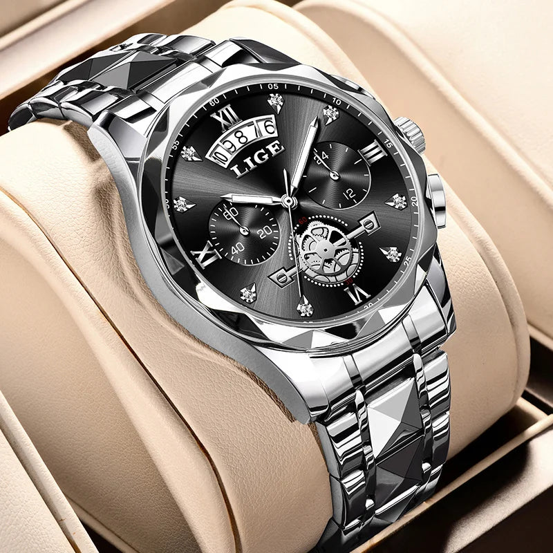 Luxury Lige Silver Bracelet Watch